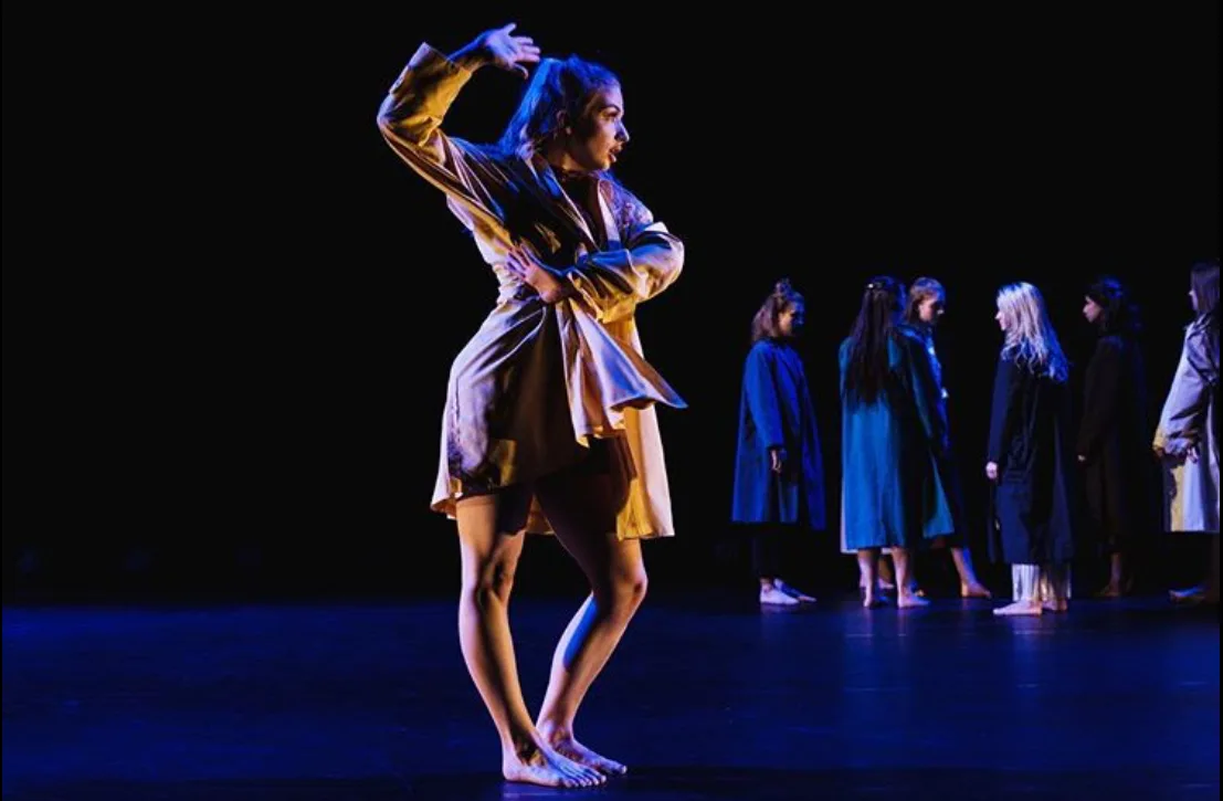 Dancer performing on stage in That Place Over There